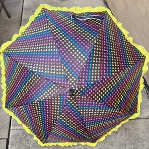 Misty Harbor 44" Rainbow Heart Umbrella